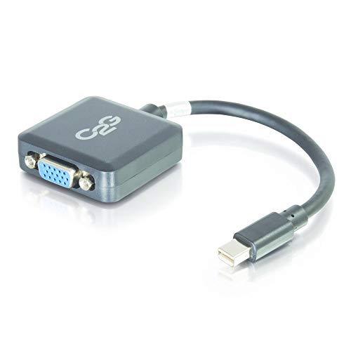 C2G 20Cm Mini Displayport M/Vga F 0,2 M Vga (D-Sub) Negro