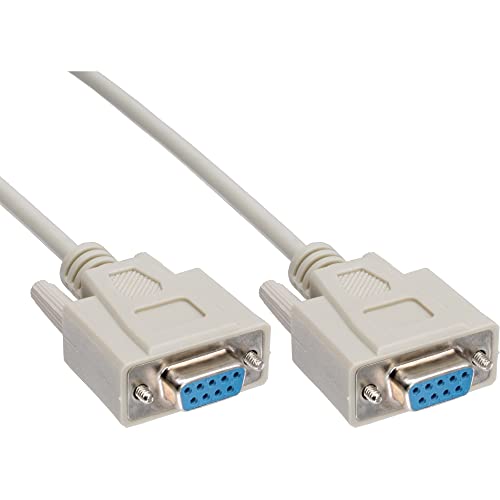 Inline Db9 2M Cavo Seriale Grigio - Cavi Seriali (Grigio, 2 M, Db9, Db9, Female Connector/Female Connector
