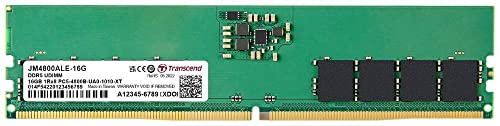 Transcend 16Go Jm Ddr5 4800 U-Dimm 1Rx8 16Go Jm Ddr5 4800 U-Dimm 1Rx8 2Gx8 Cl40 1.1V