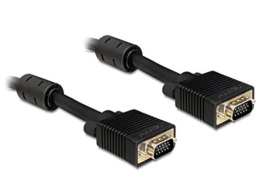 Delock 3M Vga Cable Cavo Vga Vga (D-Sub) Nero