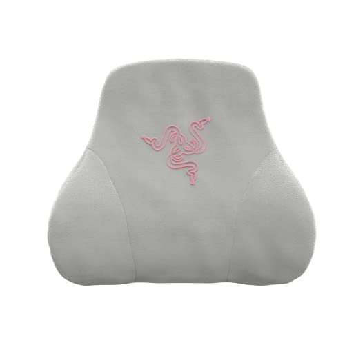 Razer Head Cushion - Cuscino Cervicale E Cuscino Per Sedie Da Gioco (Design Ergonomico, Memory Foam, Custodia In Morbido Velluto Nero), Al Quarzo