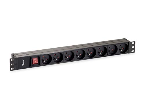 Equip - Ciabatta Elettrica Con 8 Prese Cee7/5, 1,8 M
