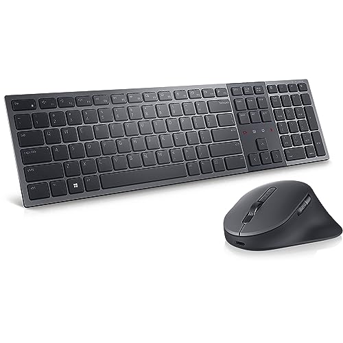 Dell Premier Km900 - Set Tastiera E Mouse - Collaborazione - Qwerty - Gb - Grafite