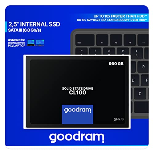 Goodram Cl100 2.5 960 Gb Serial Ata Iii Tlc