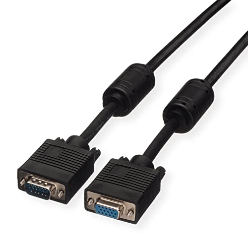 Roline Cavo Vga Hd15 Maschio/Femmina Con Nucleo In Ferrite 6,0M