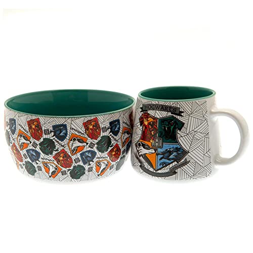 Gb Eye Harry Potter - Hogwarts - Set Petit-Déjeuner Bol 850Ml & Tazza 380Ml