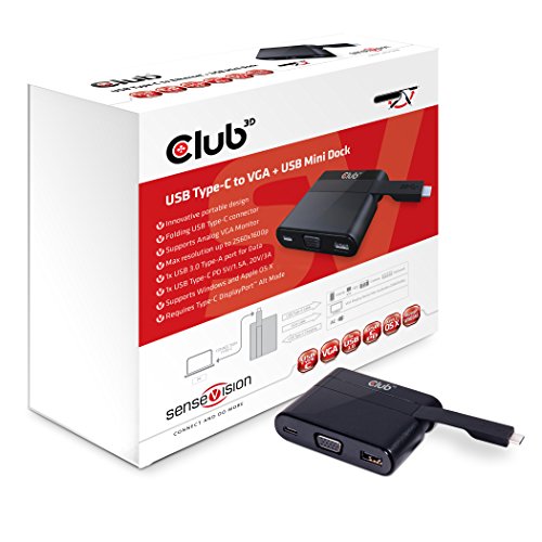 Club 3D Mini Usb 3.0 Type C Docking Station