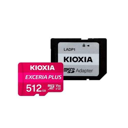 Microsd Kioxia Exceria Plus Mpl1 Uhs-I U3 V30 Cl10 Video 4K 512Gb Per Nintendo Switch Gopro Smartphone Fotocamere Videocamera Tablet