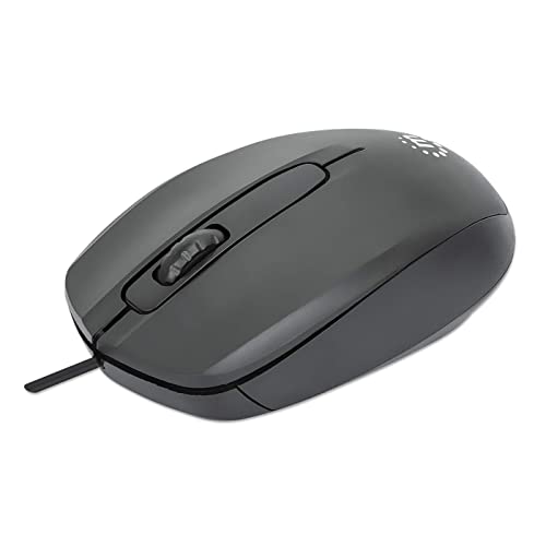 Ratã“N Manhattan Comfort Ii Optico Usb Negro