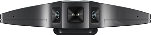 Iiyama Uc Cam180Um-1 - Webcam Panoramica Con Risoluzione 4K E Tecnologia Di Tracciamento Automatico (Usb-C), Colore: Nero