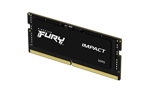 Kingston Fury Impact Xmp 16Gb 6000Mt/S Ddr5 Cl38 Sodimm Memoria Gaming Per Laptop Modulo Singolo - Kf560S38Ib-16