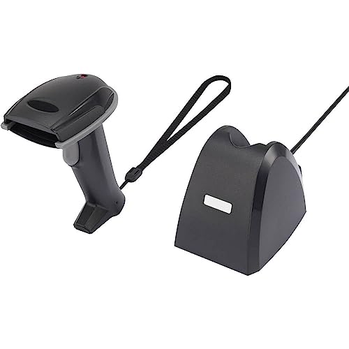 Renkforce Icr6307Abu Barcode Scanner Radio 1D Led Nero Scanner Portatile Usb