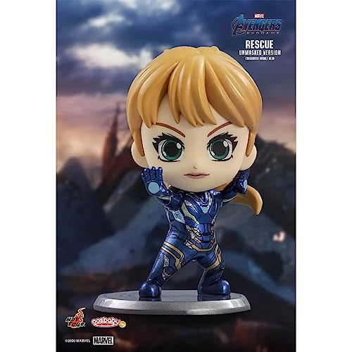Hot Toys Avengers: Endgame - Statuetta Cosbaby (S) Rescue (Unmasked Version), 10 Cm