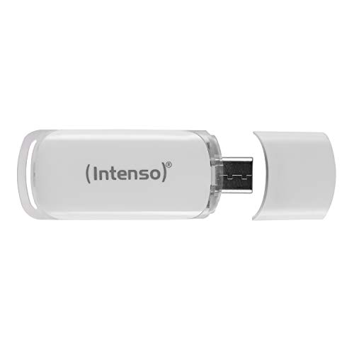 Intenso Flash Line 128 Gb - Chiavetta Usb Tipo C - Super Speed Usb 3.2 Gen 1X1, Bianco