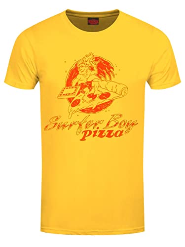 Heroes Inc Stranger Things T-Shirt Surfer Boy Pizza (Xl)