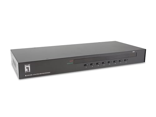 Levelone Kvm-3208 - Switch Kvm A 8 Porte Ps/2 Usb Vga