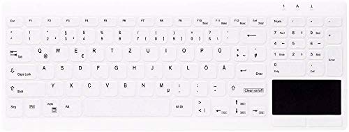 Active Key Ak-C7412F-Gus-W/Ge - Tastiera Igienica Usb Tedesca, Qwertz, Windows®, Colore: Bianco