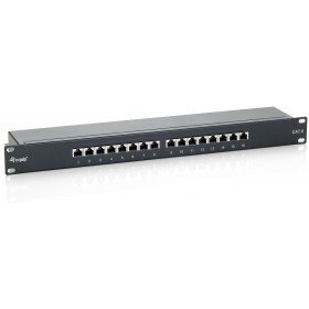 Patchpanel Cat.6 16 Port Equip, 326416