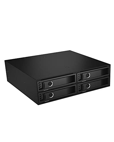 Icybox Ib-2242Ssk Backplane Per 4 Hdd/Ssd Da 2,5", Nero
