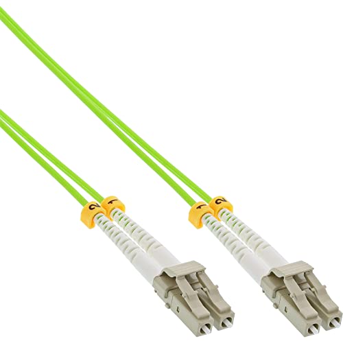 Inline® 24784 Cavo Duplex, Lc/Lc 50/125Μm, Fibra Ottica Om5, 10 M, Nero