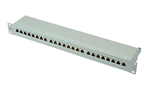 Roline Cat.6/Class E 19" Patch Panel, 24 Ports, Stp Light Grey Pezzo Di Pannello