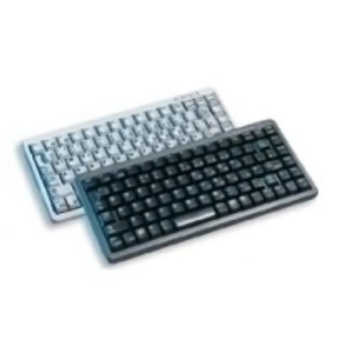 Cherry Compact Keyboard G84-4100, Layout Tedesco, Tastiera Qwertz, Tastiera Cablata, Design Compatto, Meccanica Ml, Grigio Chiaro