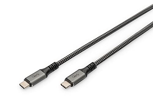 Digitus Cavo Di Collegamento Usb-C - Usb 4.0 - Power Delivery 3.0-40 Gbit/S - 8K/60Hz - 1M - Nero