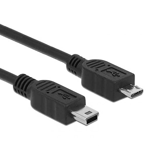 Delock Cable Usb 2.0 Micro-B Macho Usb Mini Macho 1 M