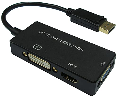 Value Cavo Adattatore Displayport - Vga/Dvi/Hdmi, V1.2, Attivo