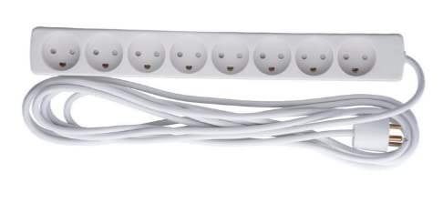 Microconnect 8-Way Danish Power Strip 5 M Marca