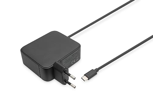 Digitus 100W Gan Caricabatterie Usb-C Per Notebook - Tecnologia Al Nitruro Di Gallio - Power Delivery 3.0-1.2M Lunghezza Cavo - Anche Per Smartphone E