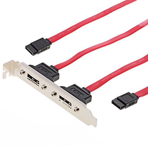 Cable Delock Slot Bracket 2X Int. Sata To 2Xesata