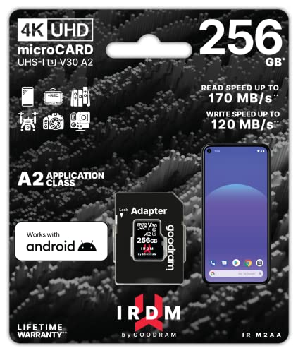 Microsd Irdm By Goodram 256Gb Uhs I U3 A2 + Adapter