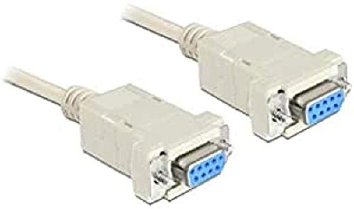 Delock Sub-D9 1.8M Cavo Seriale Grigio 1,8 M