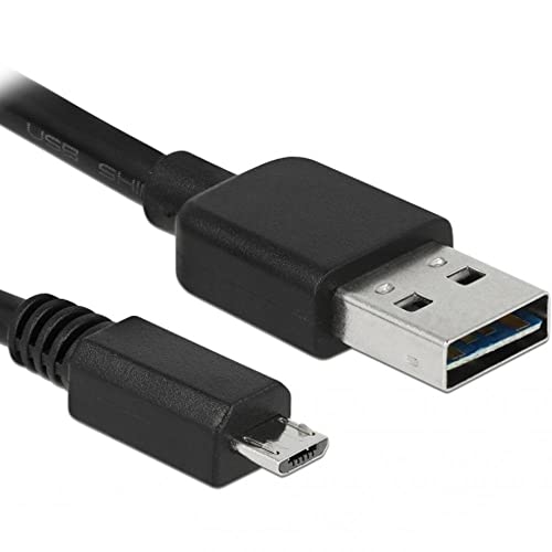 Delock Cable Easy-Usb 2.0 Tipo-A - Usb 2.0 Micro-B M/M 5M Negro