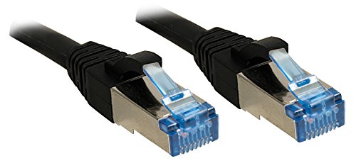 Lindy Cavo Patch Cat.6A S/Ftp Pimf Privo Di Alogeni Nero, 5M