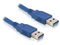 Delock Usb 3.0-A Male/Male - 3M Cavo Usb Usb A Blu