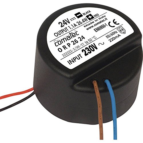 Comatec Orp/26.24 Alimentatore Da Incasso Ca/Dc 1.10A 26.40W 24V/Dc Terminale Del Cavo Aperto