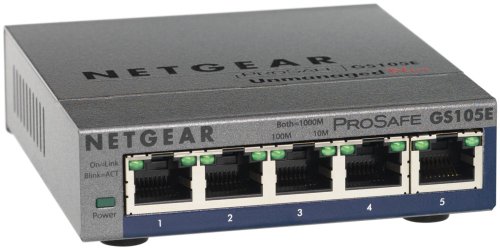 Netgear Prosafe Plus 5 Port Gigabit Ethernet Switch