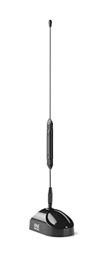 One For All – 3G/4G/5G Filter – Antenna Tv Da Interni – Full Hd Tv – Filtro Rumore Attivo – Distanza Dal Trasmettitore 0 – 5 Km – Sv9311-5G