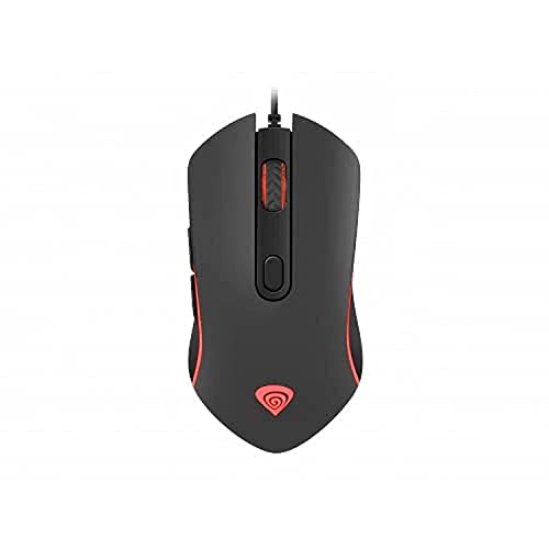 Genesis Krypton 150 - Ratón Gaming Usb Ergonomico, 2400 Dpi, Iluminación 7 Colores