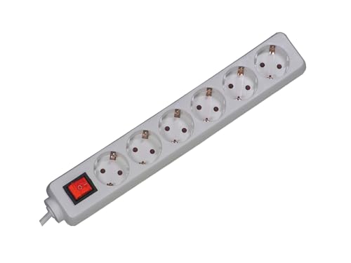 Bachmann 381.244S Prolunghe E Multiple 6 Presa(E) Ac Bianco