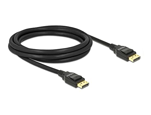 Delock Cable Displayport M/M 2M Nero
