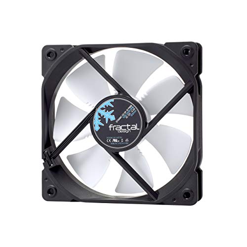Fractal Design Dynamic X2 Gp-12 Pwm Computer Fan - Silent Fan - High Airflow – 120X120X25 Mm – 2000Rpm – Fdb-Bearings – Trip Wire - Aerodynamically Sh
