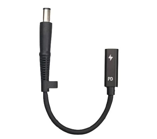 Coreparts Conversion Cable For Hp Convert Usb-C To 7.4 * 5.0Mm, Usb-C To Hp Adapter (Convert Usb-C To 7.4 * 5.0Mm Connects All Hp Laptop That Require 