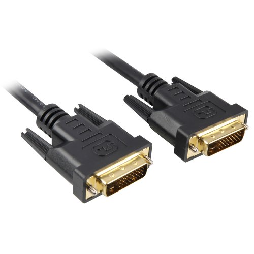 Sharkoon 3M Dvi-D To Dvi-D (24+1) Cavo Dvi Nero