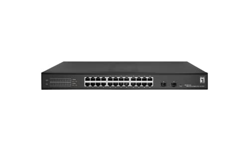 Levelone Ges-2126 Hilbert - Switch Gigabit Smart Lite A 26 Porte, 24 X Gigabit Rj45, 2 X Gigabit Sfp
