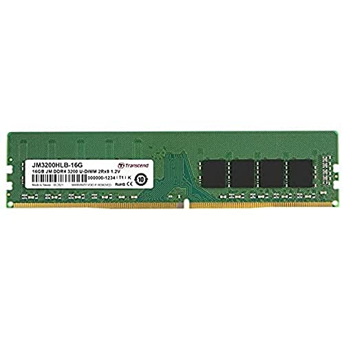 Transcend 16Gb Ddr4 3200 Mt/S Udimm 288Pin 1R X8 Unbuffered (Jm3200Hlb-16G)