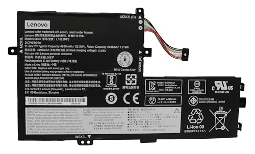 Lenovo Fru S340 Cp/A L18C3Pf7 11.25V52.5Wh3Cell Bty, Fru5B10W67289 (11.25V52.5Wh3Cell Bty)