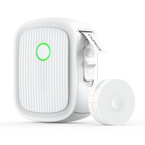 Inateck Etichettatrice,Stampante Etichette Adesive Ricaricabile Portatile,Bluetooth Stampante Termica Portatile Per Diy Casa, Generi Alimentari Con Io